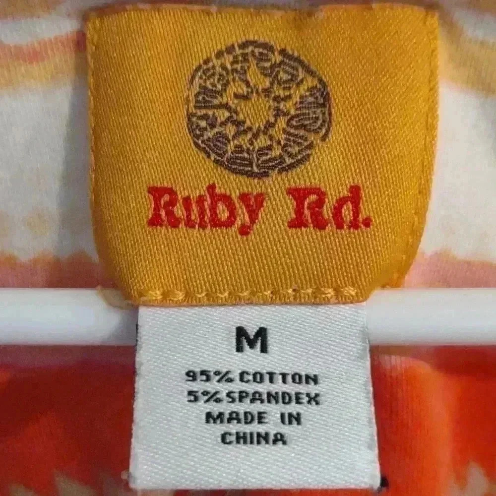 Ruby Rd. Top Aztec Print Size Medium - image 4